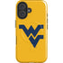West Virginia University Yellow Background iPhone 16 Plus Magsafe Impact Case